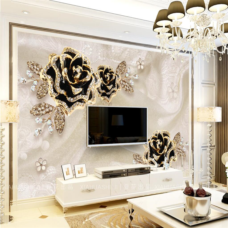 Aliexpress 3d Jewelry Tv Wall - HD Wallpaper 
