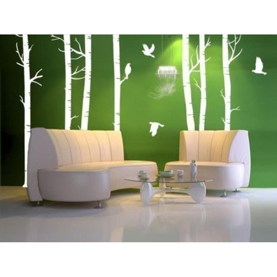 Sale Wallpaper Dinding Sticker Garis Hijau - Wall Paint Bamboo Design Ideas - HD Wallpaper 