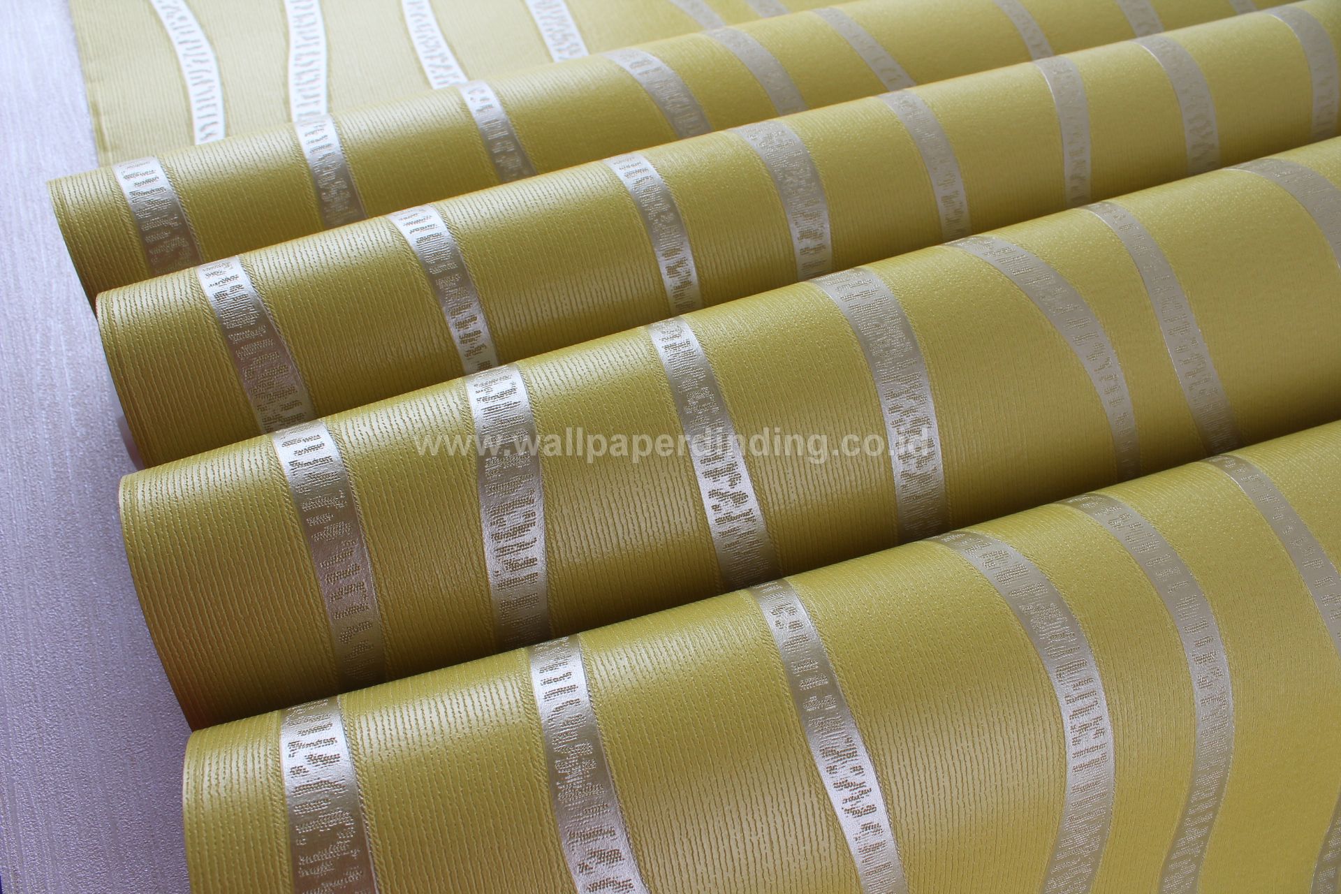 Wallpaper Dinding Garis Hijau Dv1710 - Pattern - HD Wallpaper 