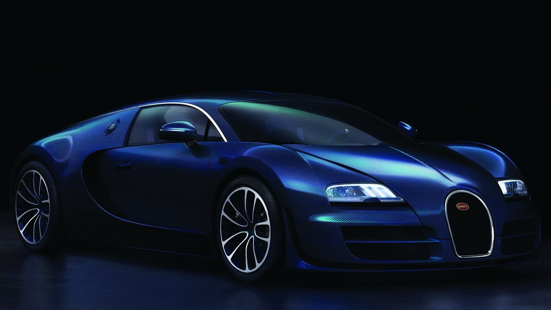 Bugatti Veyron Wallpaper Hd For Laptop - Bugatti Veyron Dark Blue - HD Wallpaper 