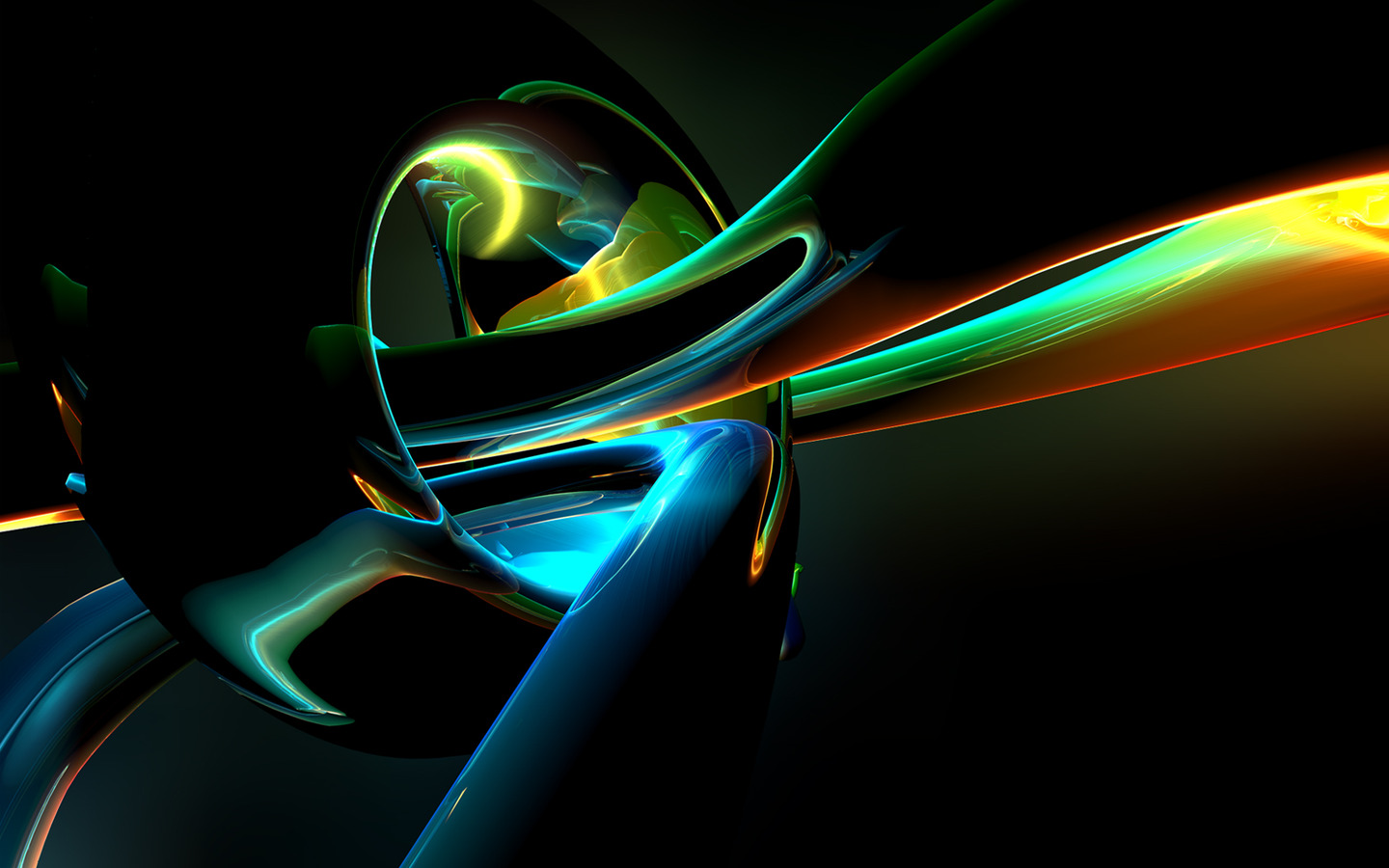 Wallpaper Abstrak Keren Dan Cantik Seen On Www - Light Show Desktop - HD Wallpaper 