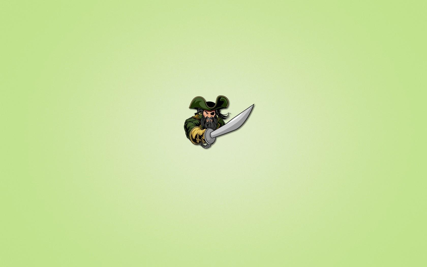 Pirate, Light Green Background, Sword - Extreme Sport - HD Wallpaper 