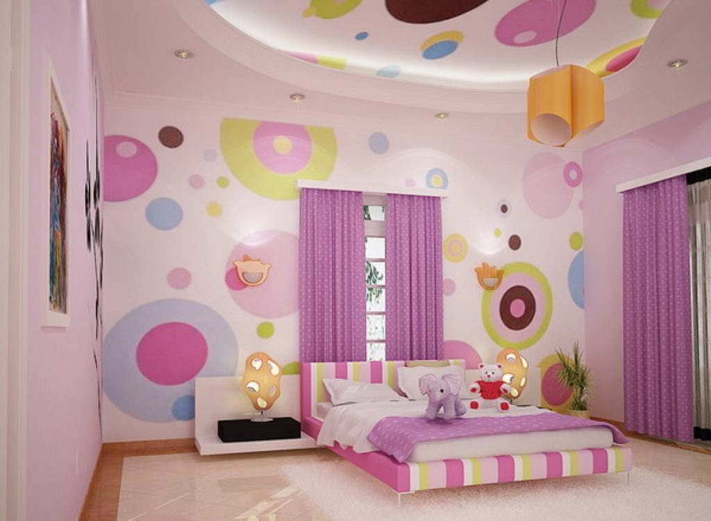 Contoh Gambar Wallpaper - Teenage Girls Room Paint Ideas - HD Wallpaper 