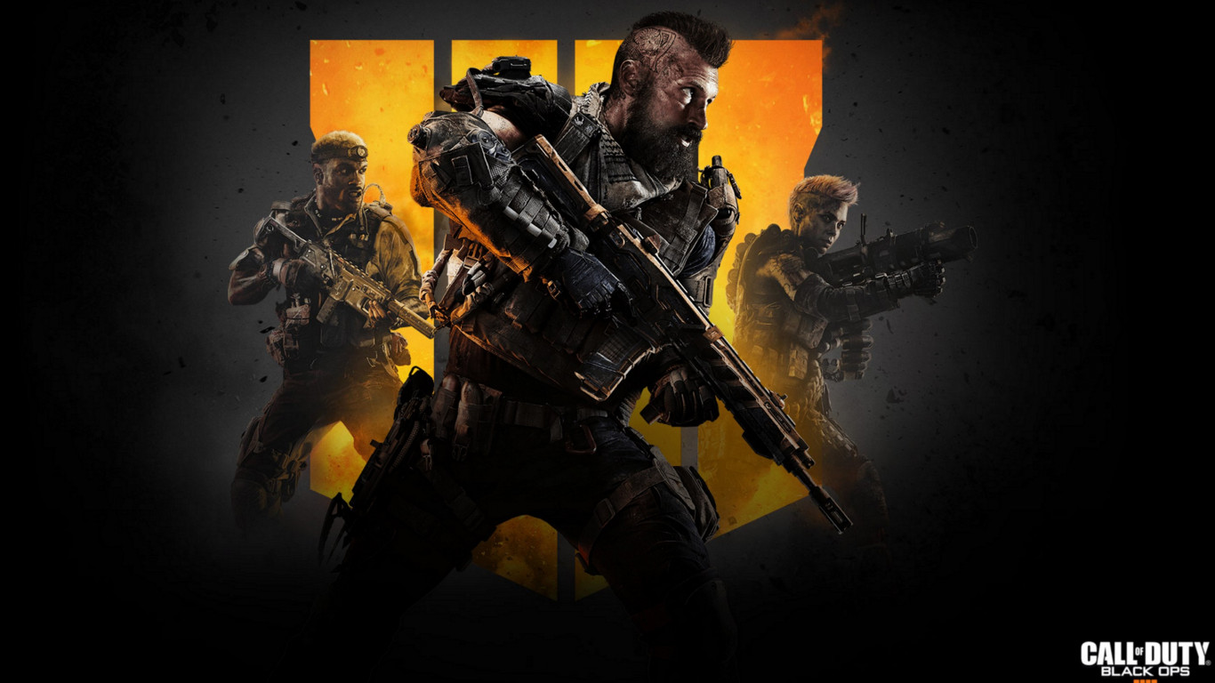Call Of Duty Black Ops 4 Wallpaper - Call Of Duty Mobile Pc Hd - 1366x768  Wallpaper 