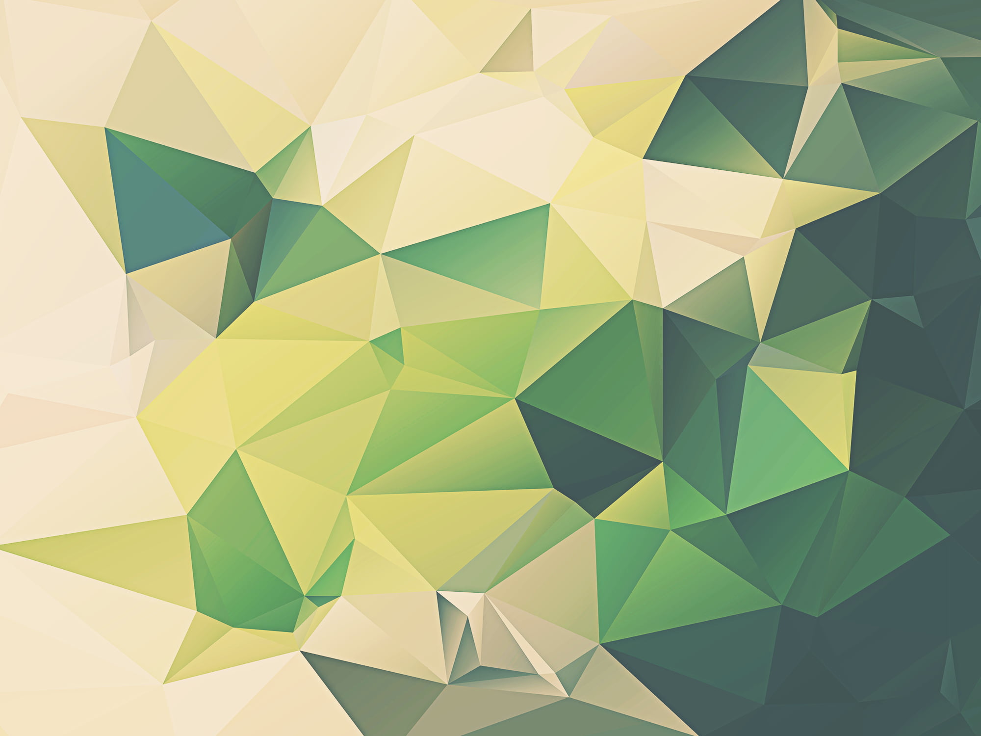 Minimalist Green Geometric Background - HD Wallpaper 