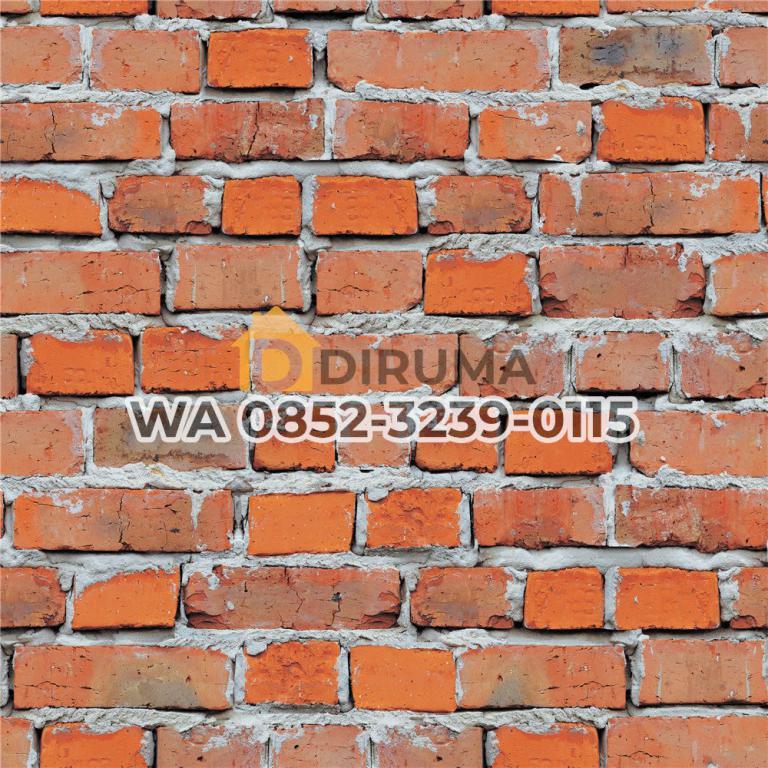Dinding Motif Batu Bata - HD Wallpaper 