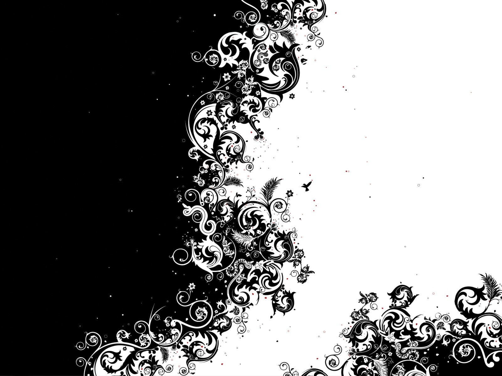 Black And White Background Design - HD Wallpaper 