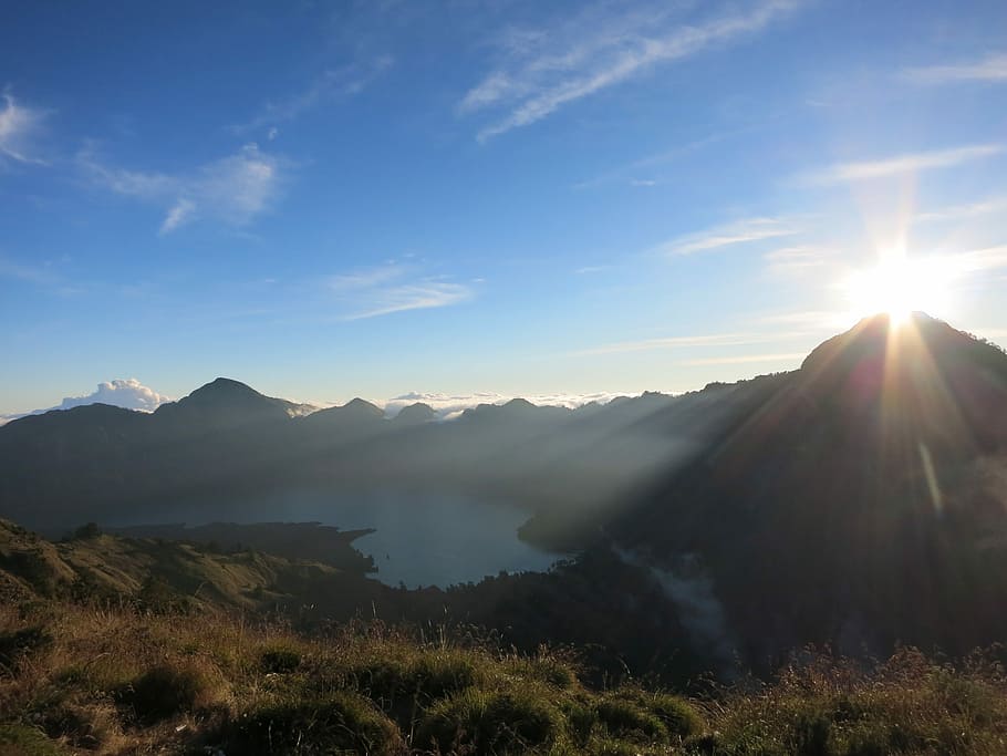 Mount Rinjani - HD Wallpaper 