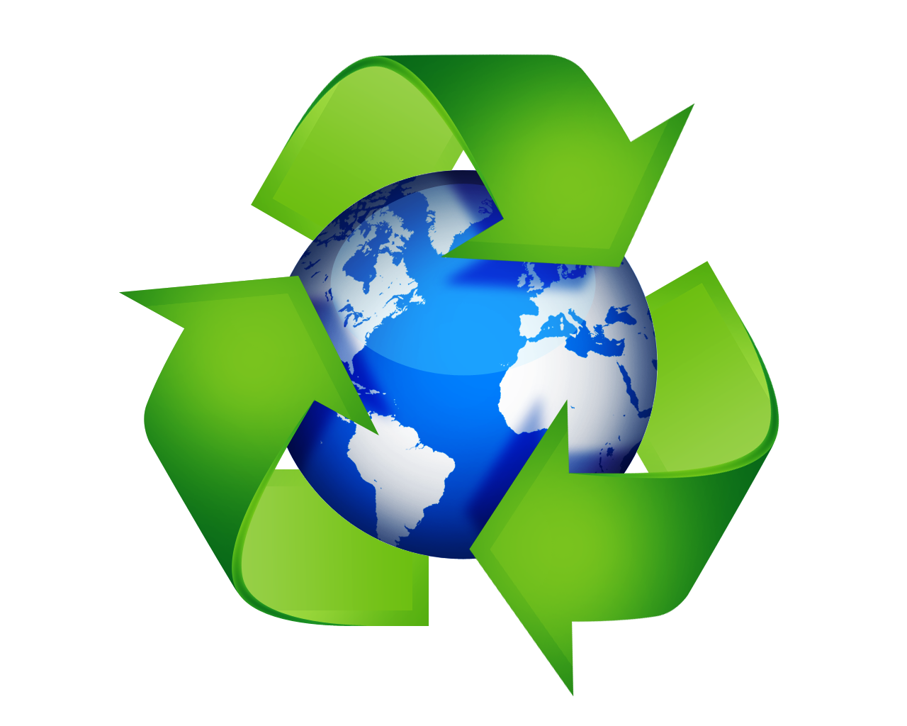 Green Recycling Signs Solid Waste Management Logo 1280x1024