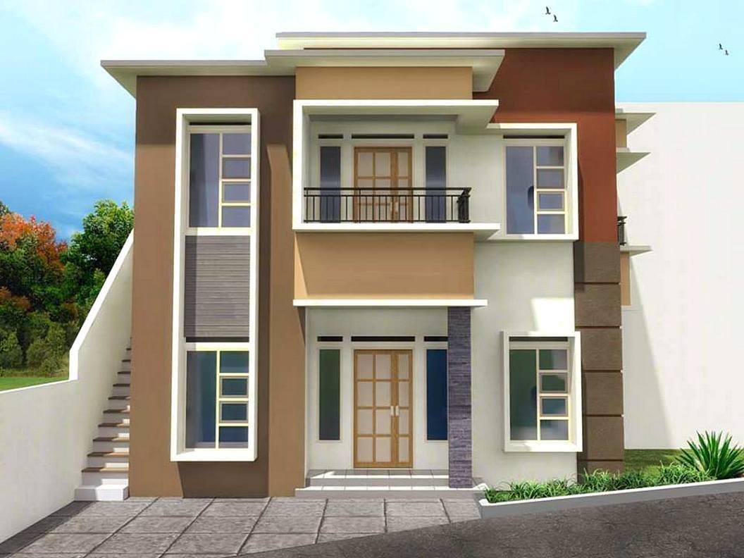 Desain Rumah Minimalis 2 Lantai Sederhana - 1056x792 Wallpaper - teahub.io