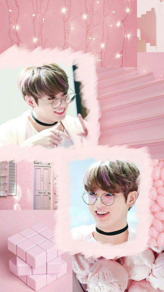 Jungkook Aesthetic Wallpaper Pink - HD Wallpaper 