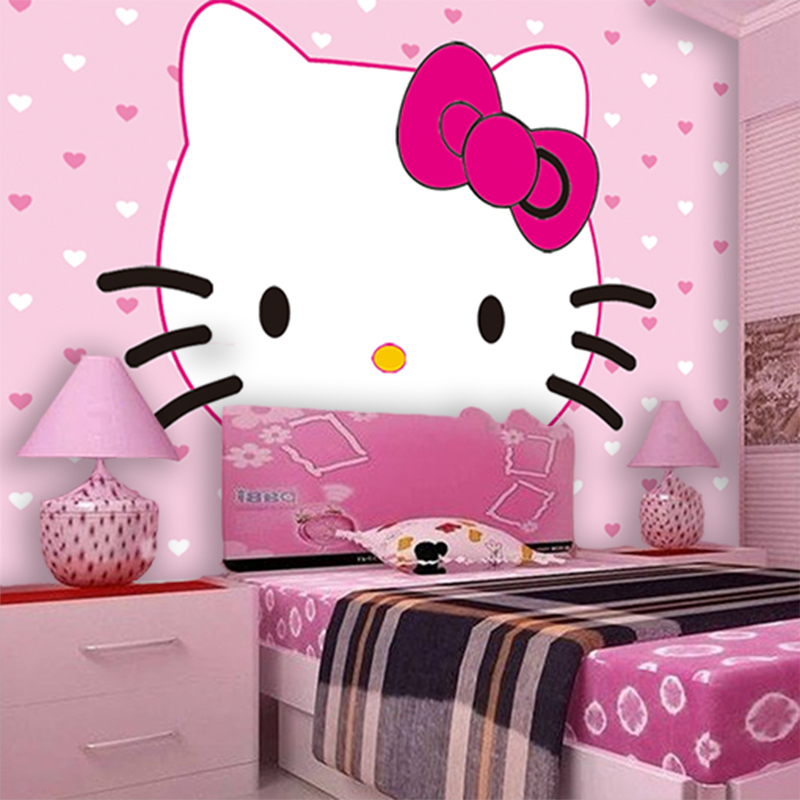 Hello Kitty Dinding Kamar - HD Wallpaper 