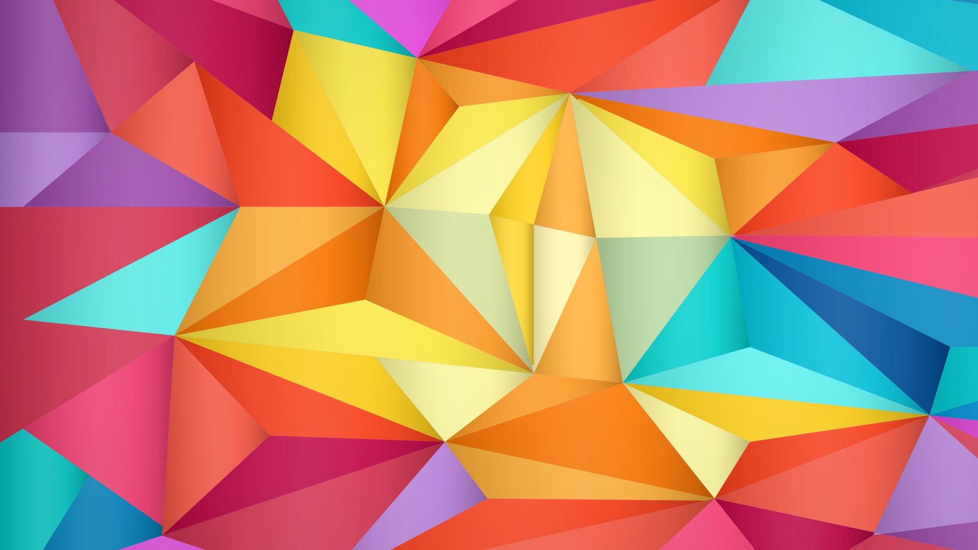 Abstract Colorful Triangles Background - Colorful Triangle - 1920x1080  Wallpaper 