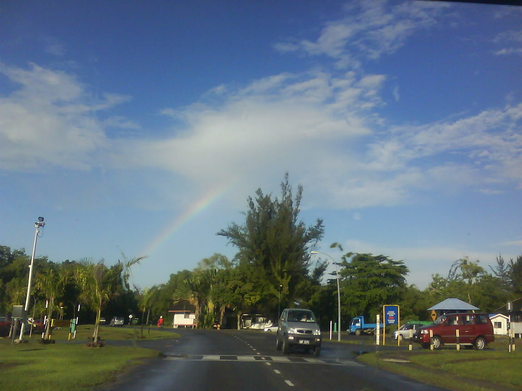 Pelangi Indah On The Way Gi Sekolah - Street - HD Wallpaper 