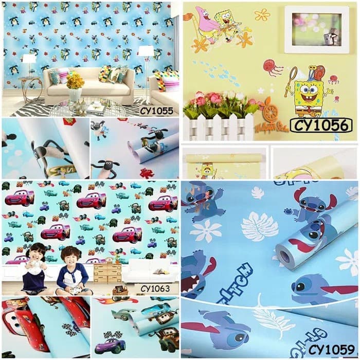 วอลเปเปอร์ ติด ผนัง ลาย การ์ตูน - HD Wallpaper 