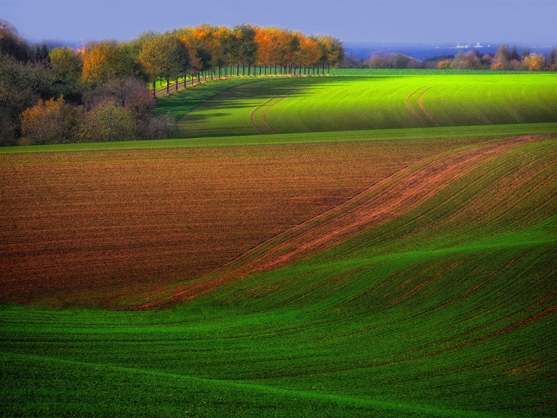 Wallpaper Autumn Farm Field, Trees, Green And Brown, - Beautiful Scenery Farm Field - 1920x1440 Wallpaper Wallpaper Autumn Farm Field, Trees, Green And Brown, - Beautiful Scenery Farm Field - 1920x1440 Wallpaper