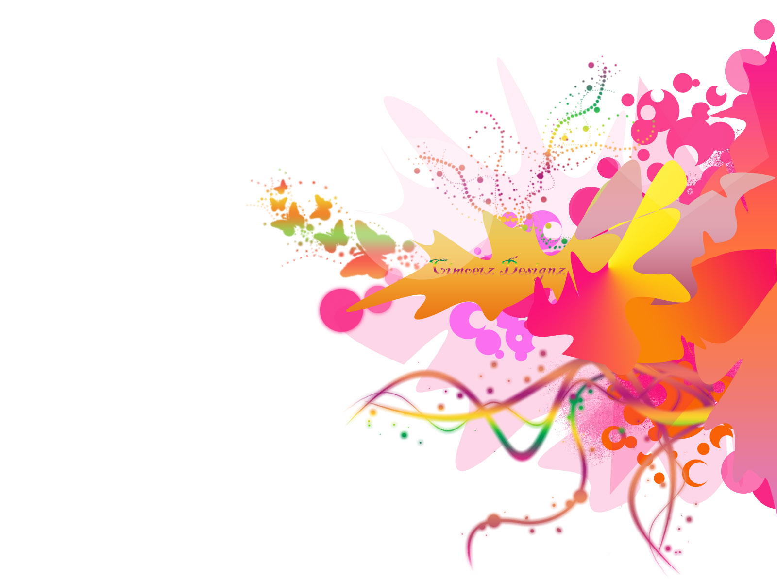 Sprinkle Bloomy Design Colorful Backgrounds - Powerpoint Colorful Background Design - HD Wallpaper 