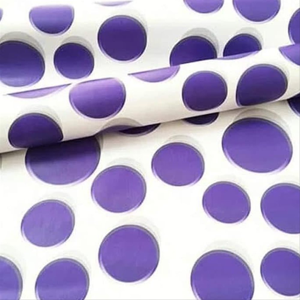 Ready Wallpaper Stiker Dinding Motif Polkadot Warna - Violet Wallpaper Warna Ungu - HD Wallpaper 