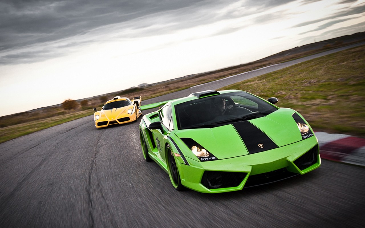 Lamborghini Green, Windows, Theme, Car, Nice Wallpapers - Bonito Fondos De Pantalla De Coches - HD Wallpaper 