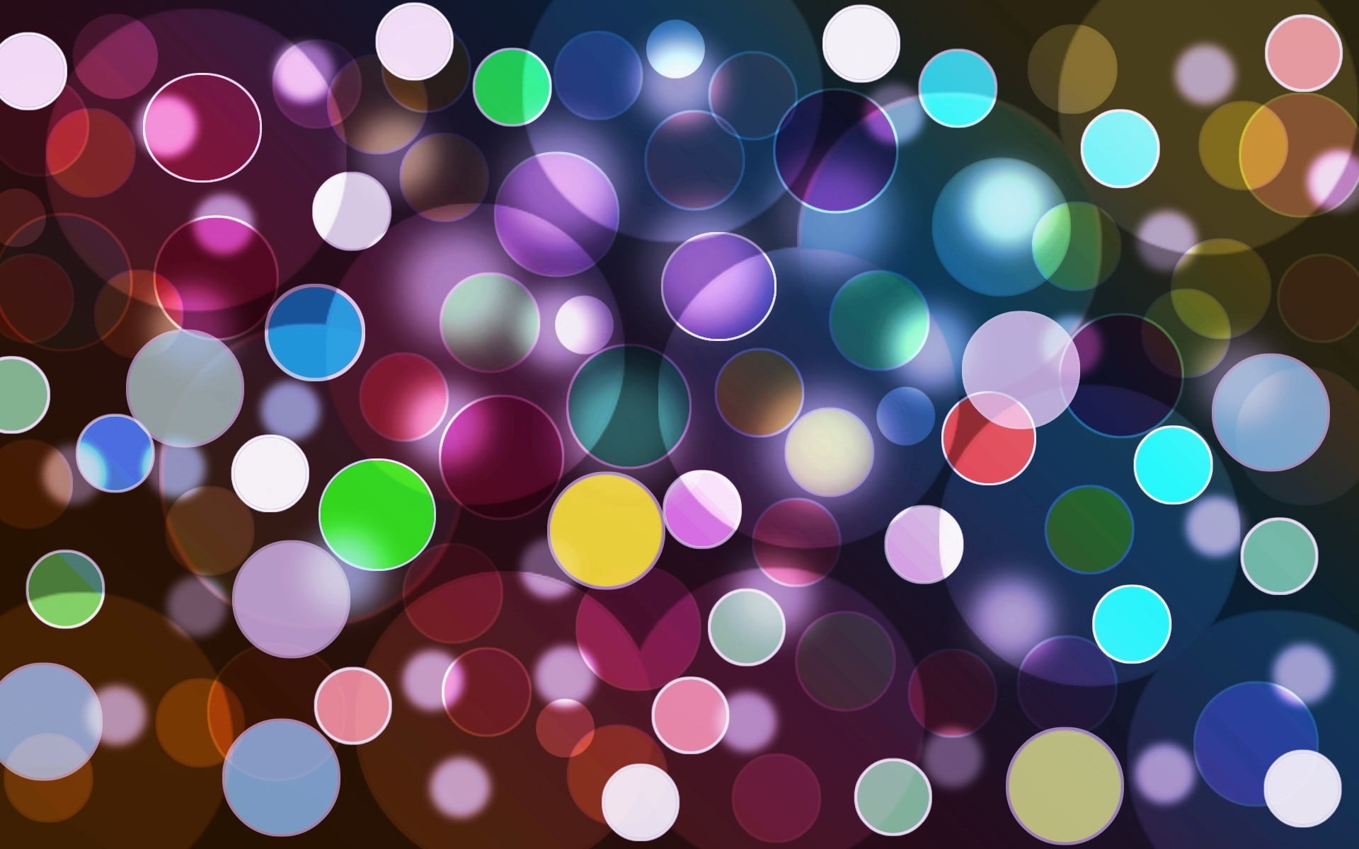 Colorful Bubbles Wallpaper Hd - HD Wallpaper 