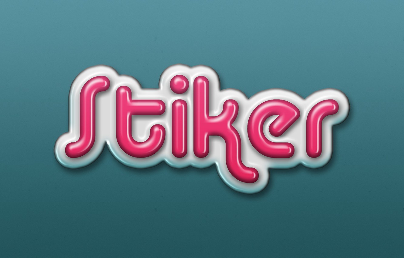 Photo Wallpaper The Inscription, Graphics, Photoshop, - Надпись Стикеры - HD Wallpaper 