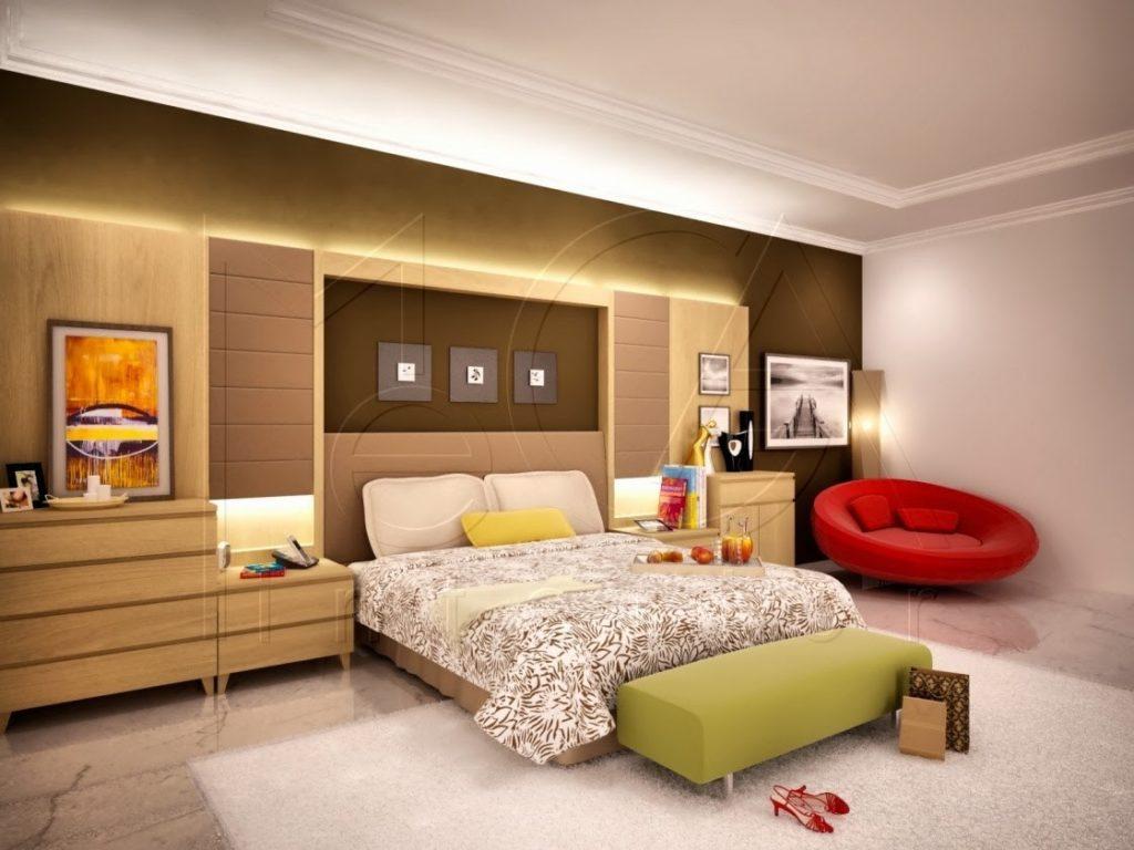 Desain Kamar Tidur Utama - HD Wallpaper 