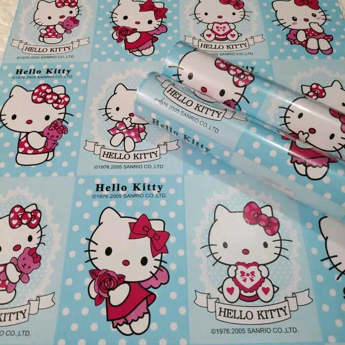 Hello Kitty Biru - HD Wallpaper 