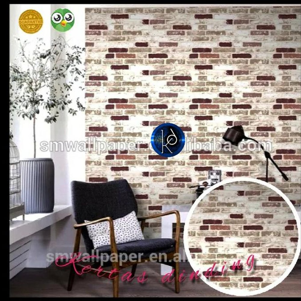 Kd Wallpaper Dinding Bata Unik Stiker Kaca Walpaper - Wallpaper - HD Wallpaper 