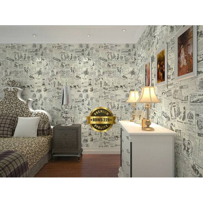 Dinding Kamar Dari Koran - HD Wallpaper 