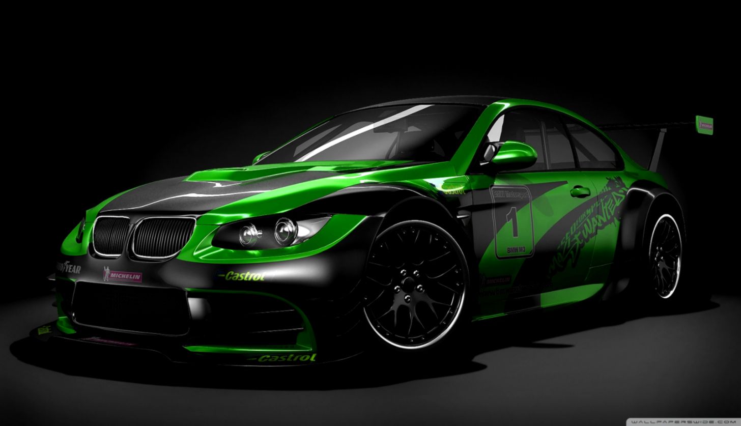 Black And Green Tuned Bmw ❤ 4k Hd Desktop Wallpaper - Black And Green Bmw - HD Wallpaper 