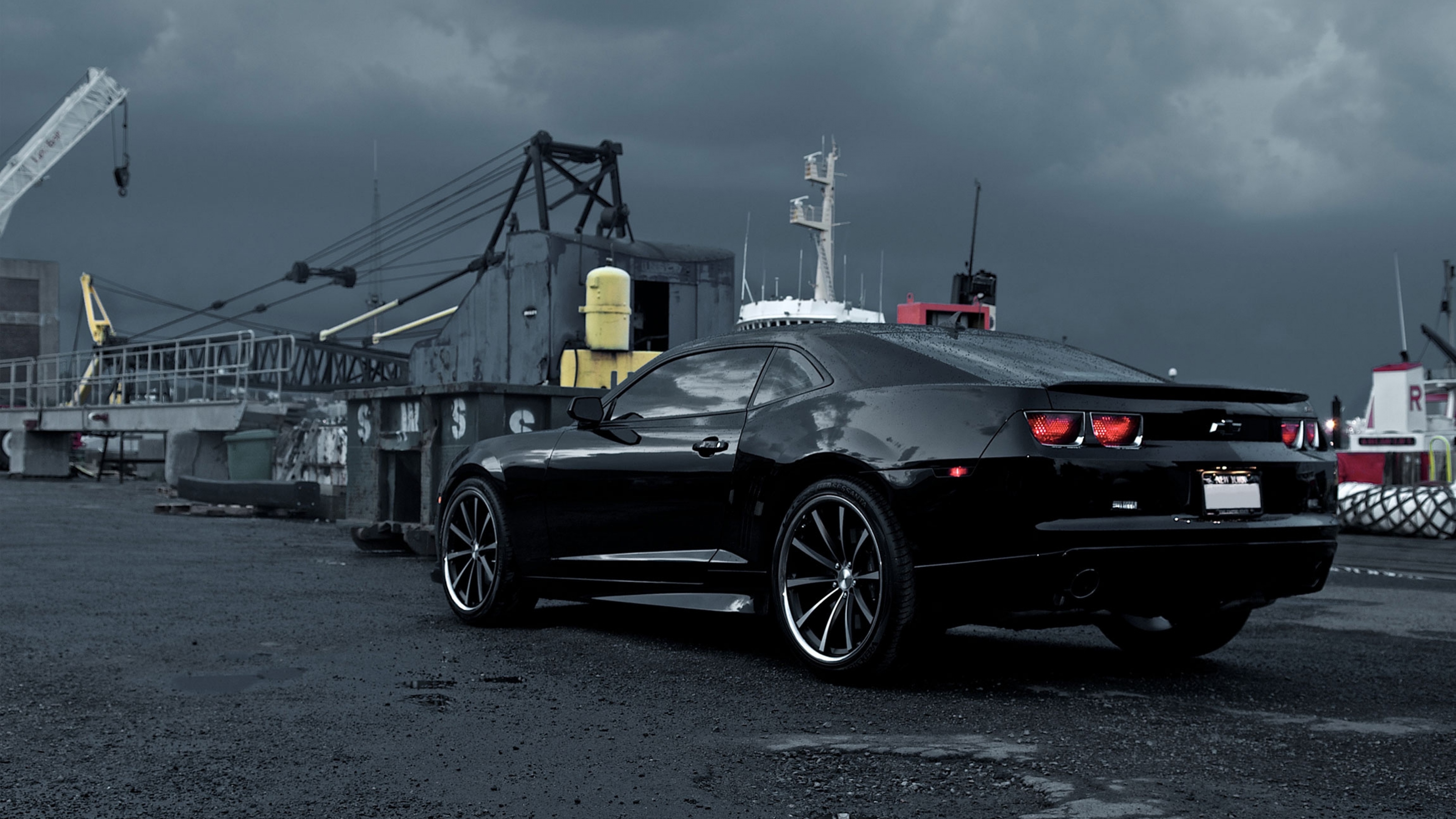 Chevrolet Camaro Black Wallpaper High Quality Resolution - Black Camaro Wallpaper Hd - HD Wallpaper 