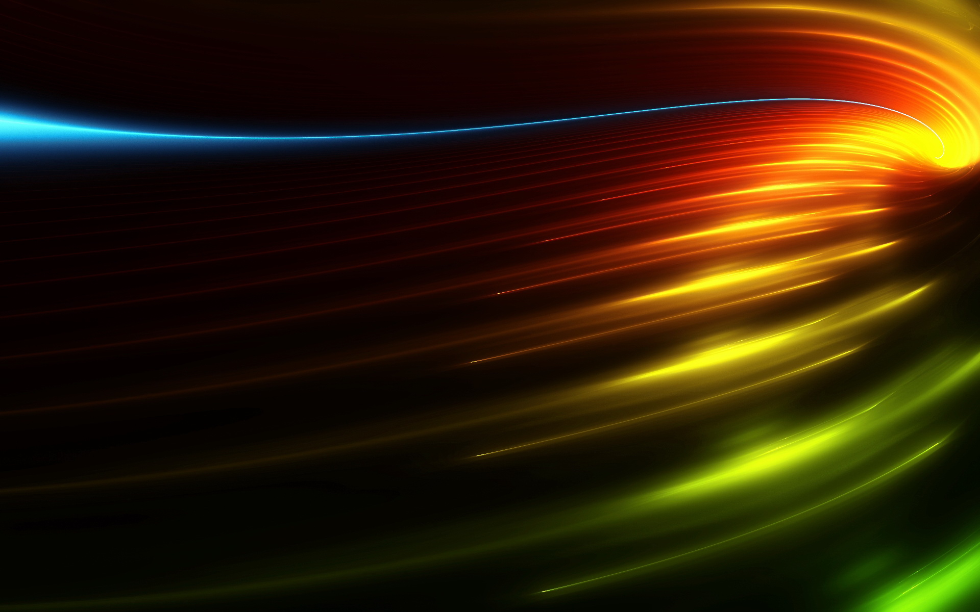 Dark Colorful Abstract Wide Screen - Colorful Dark Background - HD Wallpaper 