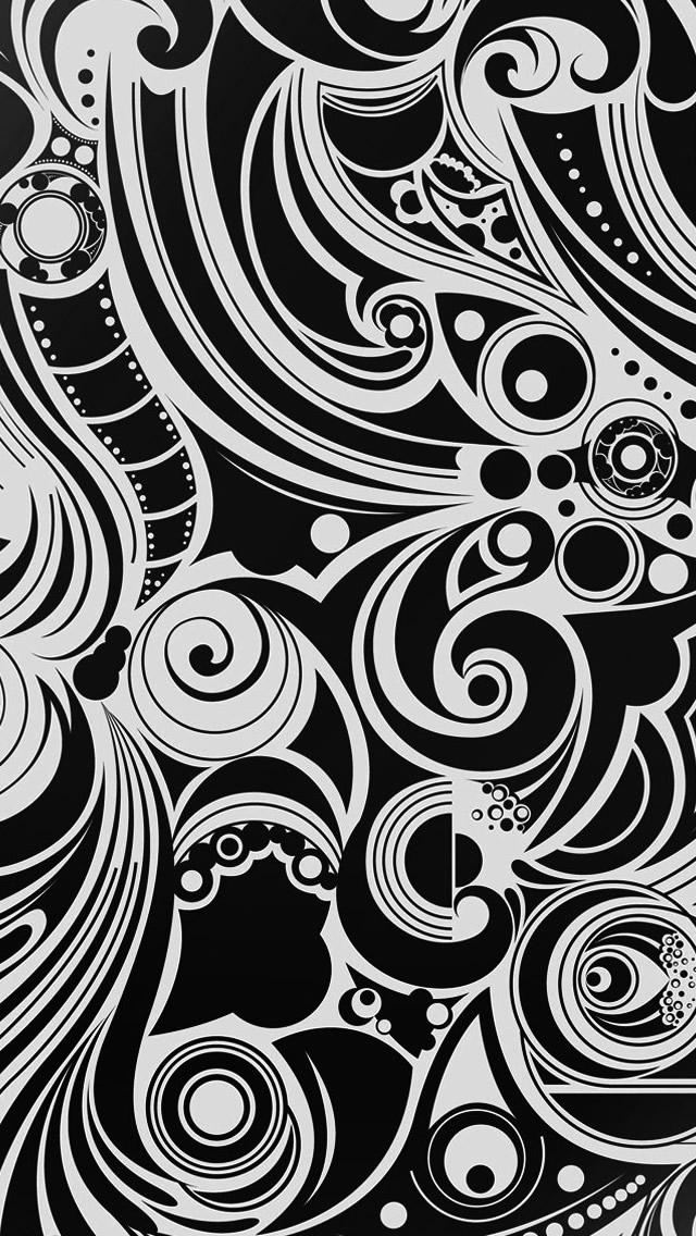 Black And White Wallpaper Smartphone - 640x1136 Wallpaper 