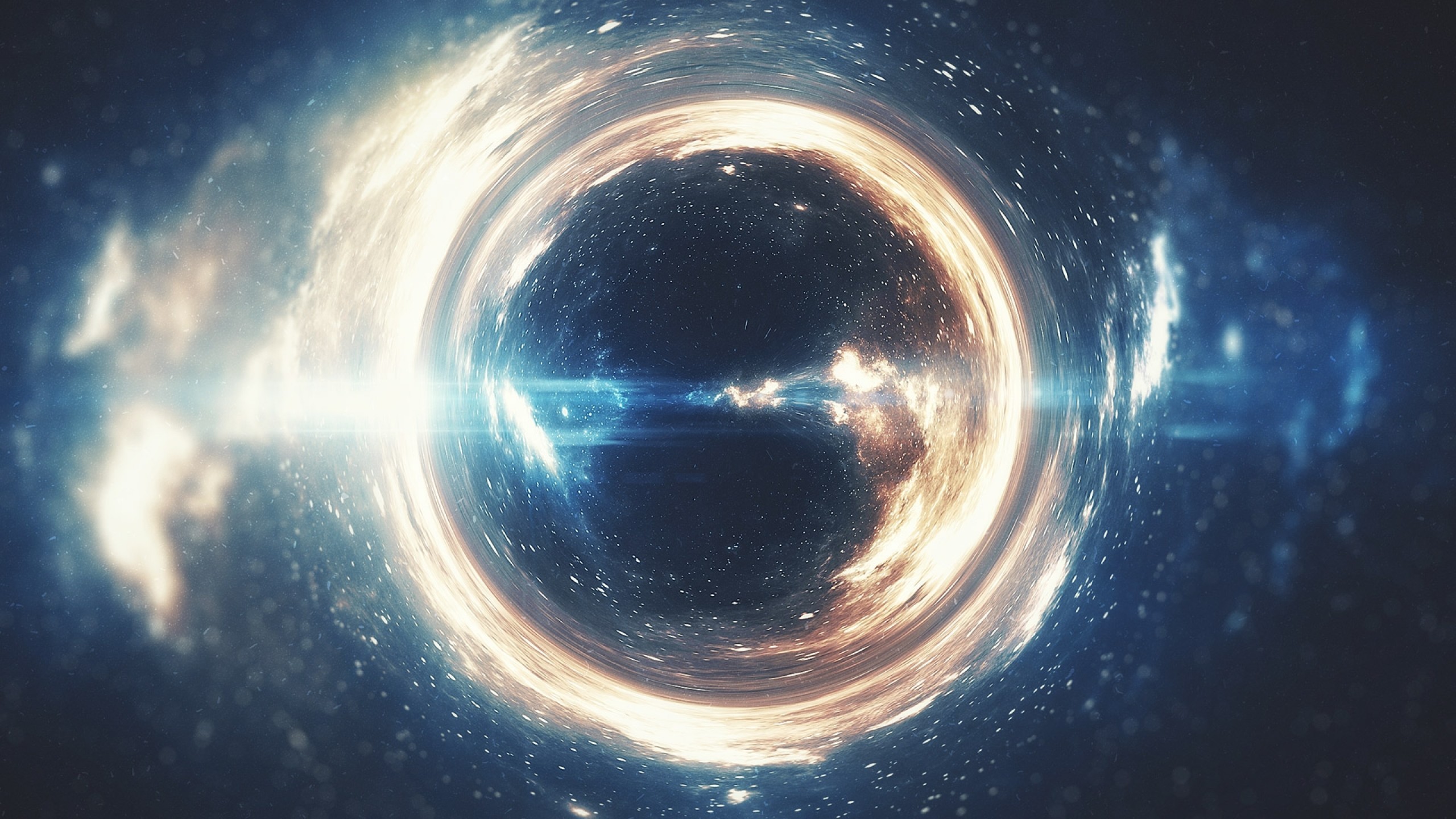 Black Hole, Galaxy, Stars, Gate - Black Hole 1920 X 1080 - HD Wallpaper 