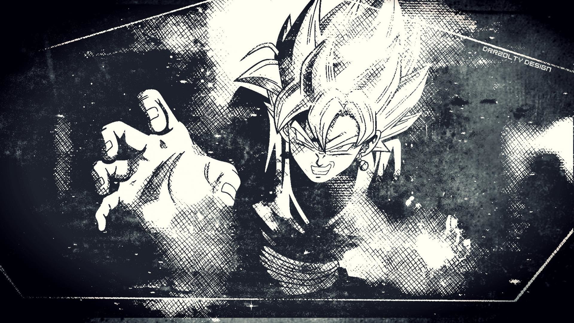High Resolution Dragon Ball Super Full Hd Wallpaper - Dragon Ball Super Black And White - HD Wallpaper 
