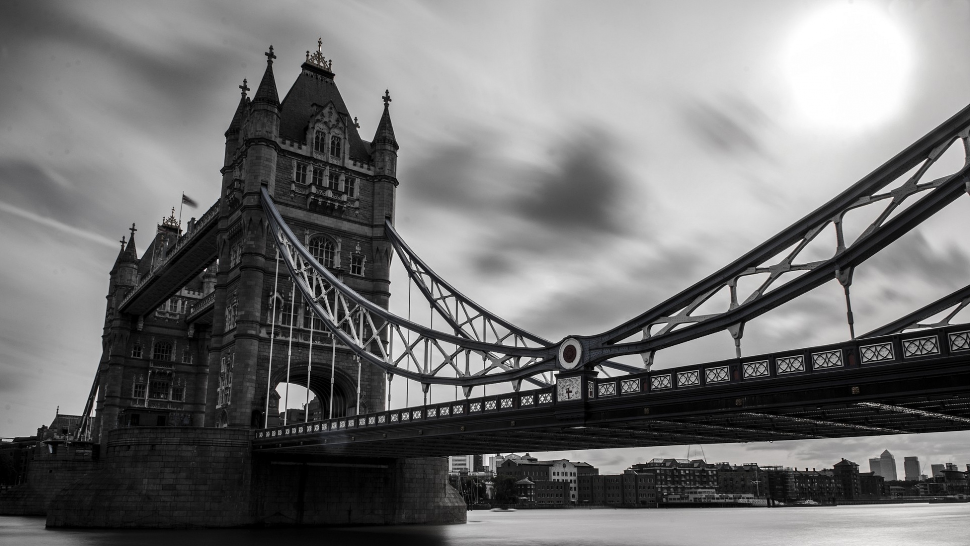 Black And White London Wallpapers Group - Tower Bridge - 1920x1080 Wallpaper  