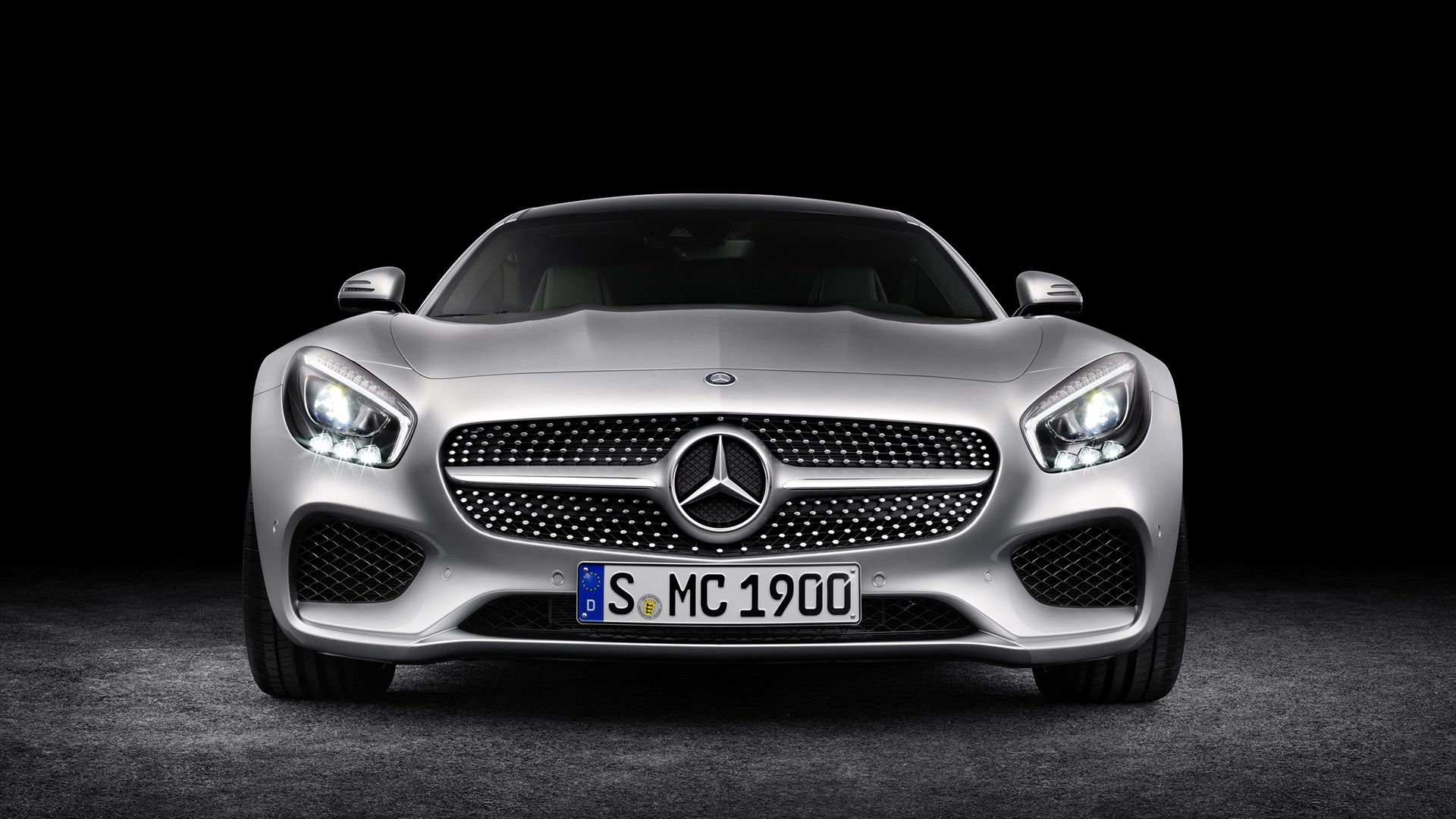 Mercedes Gt Amg Dark Background - HD Wallpaper 