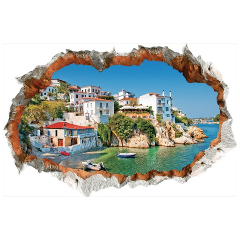 Mural Hole In Wall - HD Wallpaper 