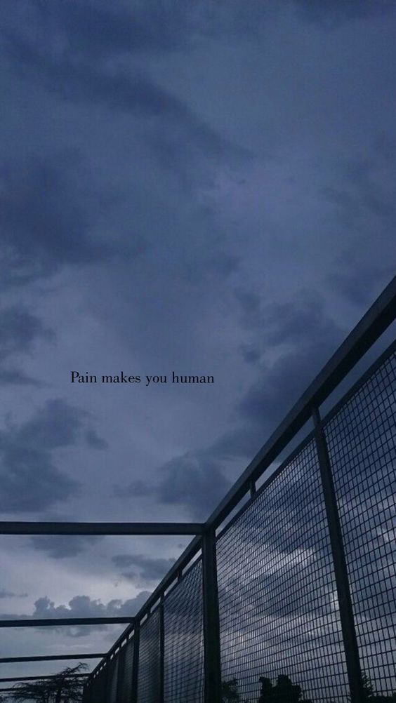 Pain Makes You Human - HD Wallpaper 