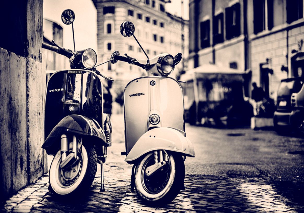 Fine Decoration Scooter Wallpaper Vespa Motorcycles - Vespa Klasik Wallpaper Hd - HD Wallpaper 