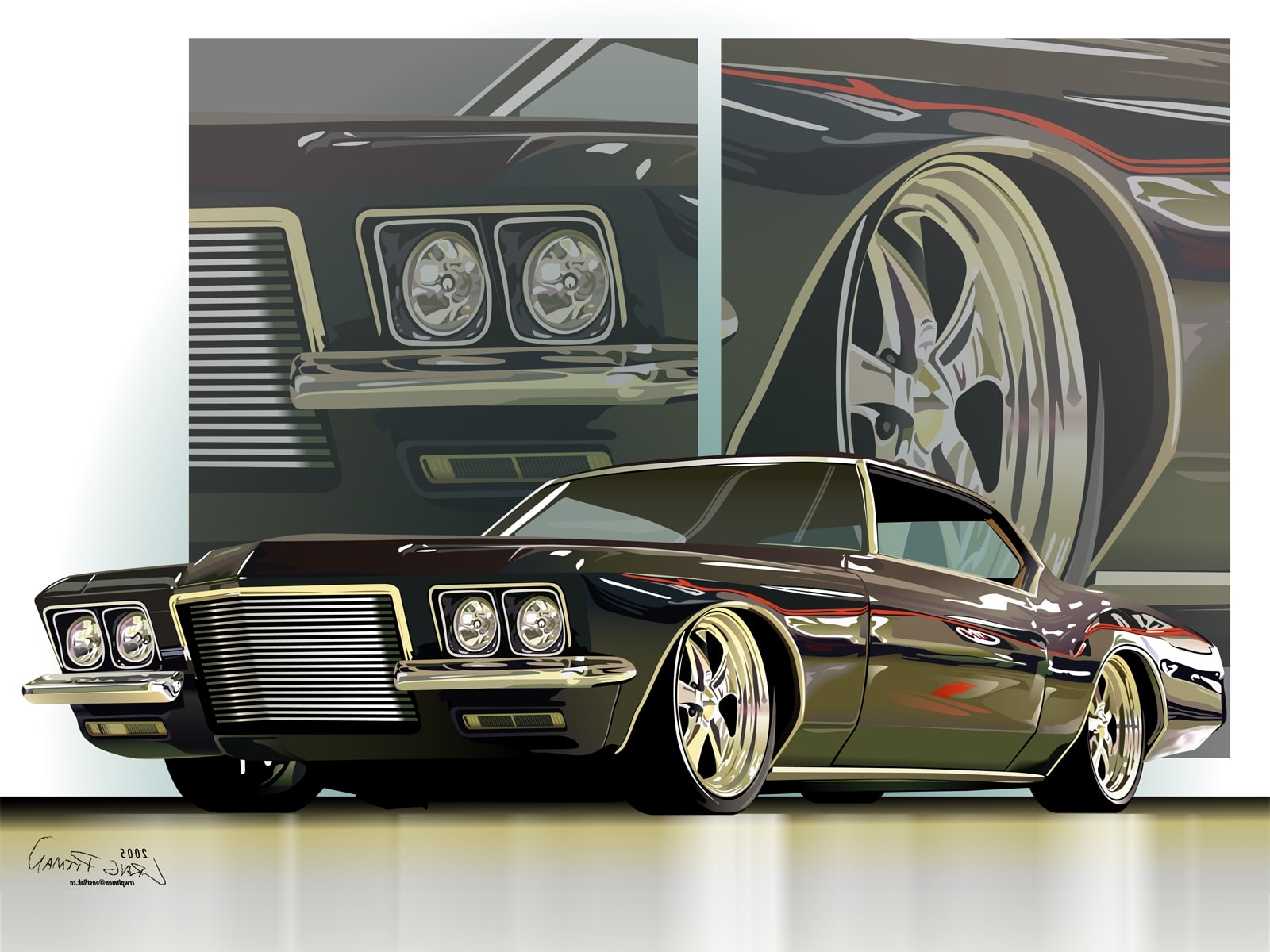 Wallpaper Klasik Hd - Carros Riviera - HD Wallpaper 