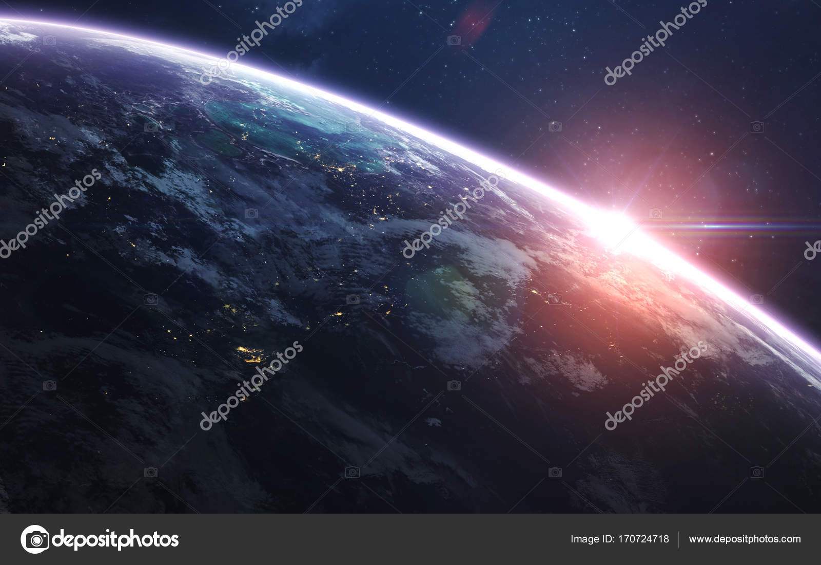 Fondo De Pantalla De Estrellas Con Planetas - HD Wallpaper 