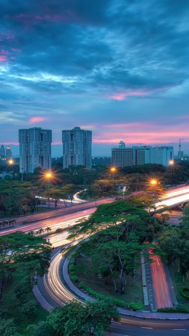 Iphone Wallpaper Jakarta - HD Wallpaper 