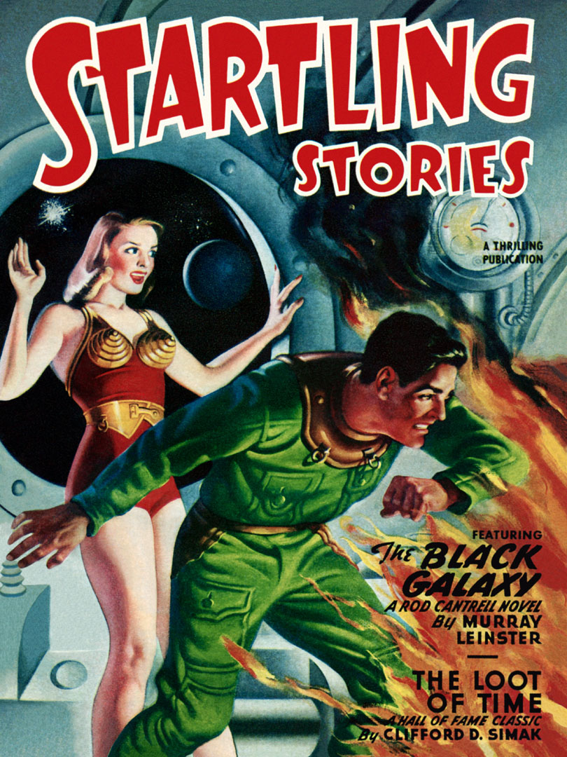 Startling Stories Featuring The Black Galaxy - Startling Stories Comic Covers - HD Wallpaper 