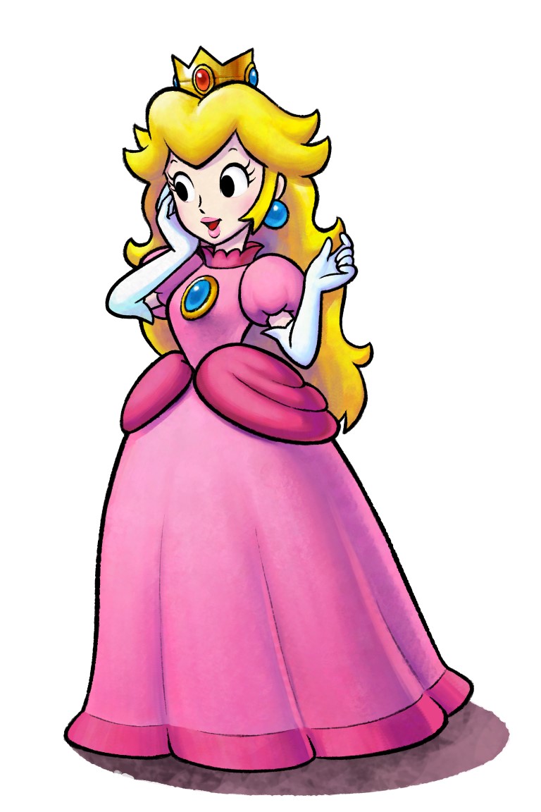 Princess Peach - Princess Peach Mario And Luigi - HD Wallpaper 