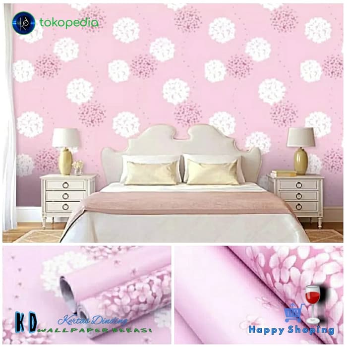 Dinding Bunga Sakura Pink - HD Wallpaper 