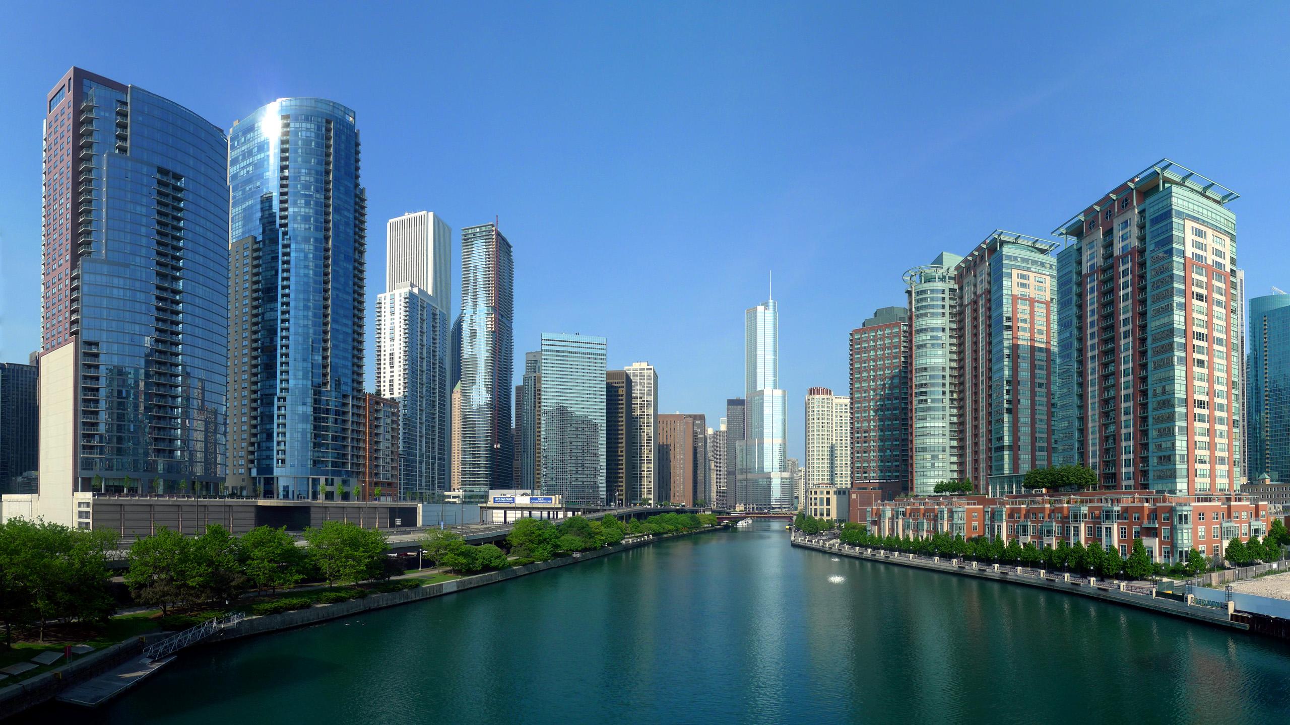 Wallpaper Jakarta - Background Photos Of Downtown Chicago - HD Wallpaper 