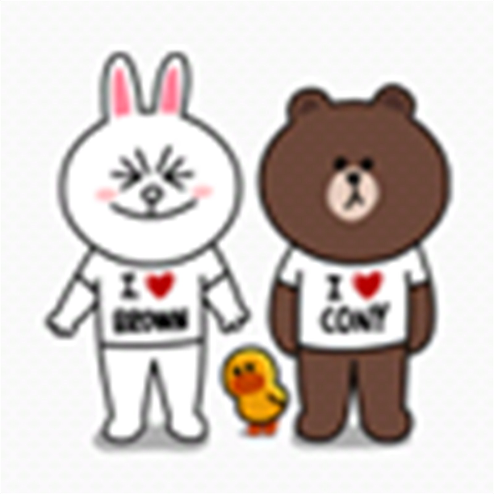 Wallpaper Line Lucu - Brown I Love Cony - HD Wallpaper 