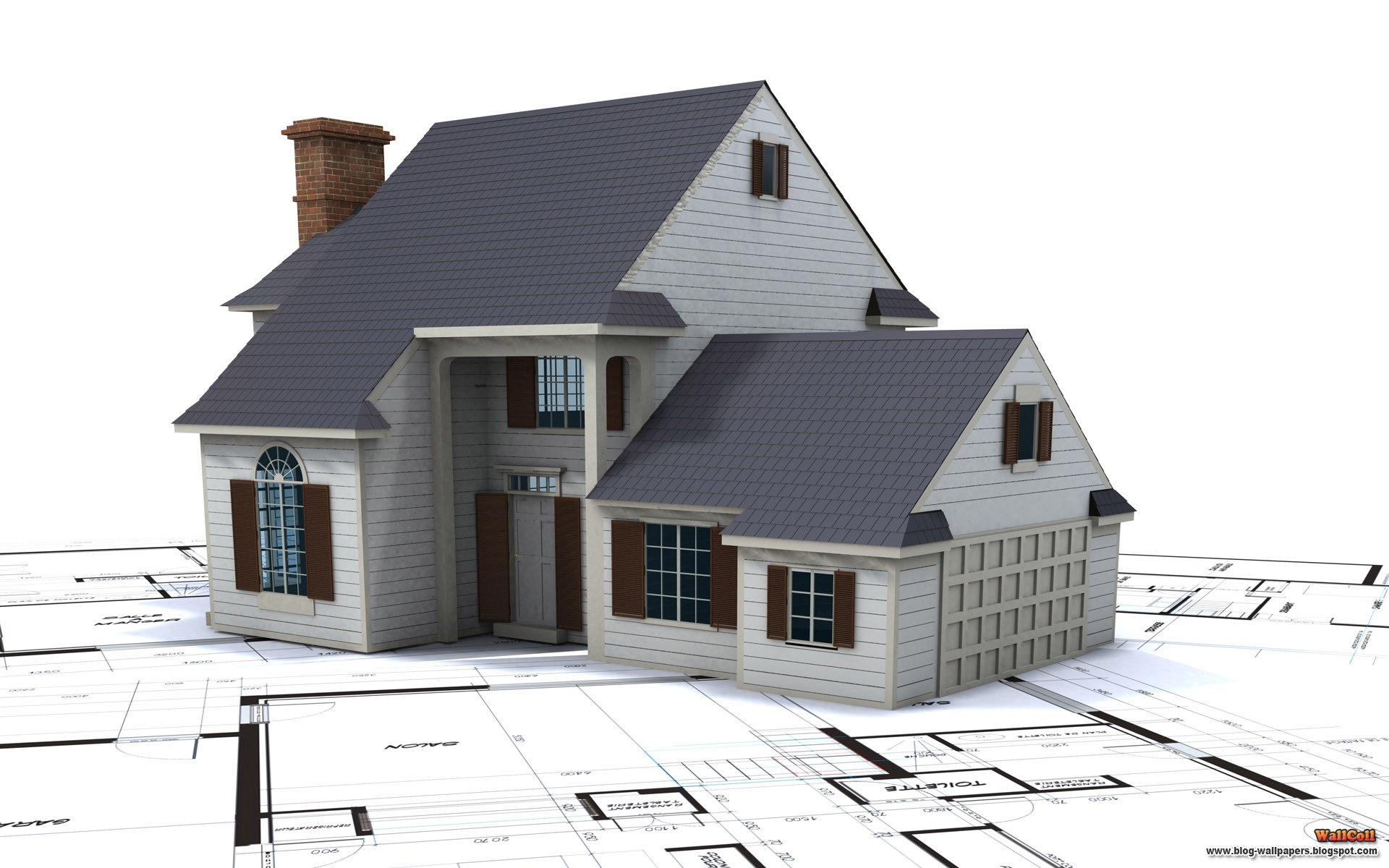 3d Graphic Design House - HD Wallpaper 