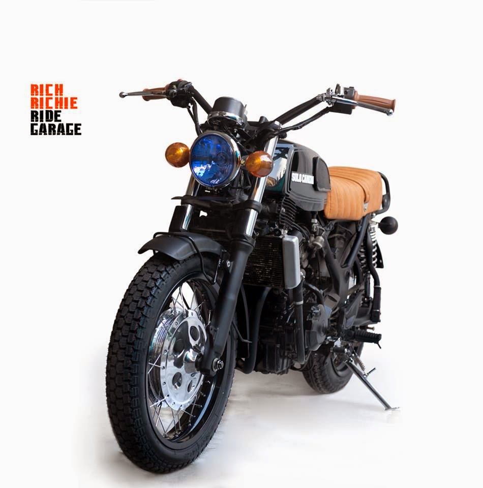 Modifikasi Motor Keren Ala Custom Bike Asal Solo - Motor Kawasaki Cb - HD Wallpaper 